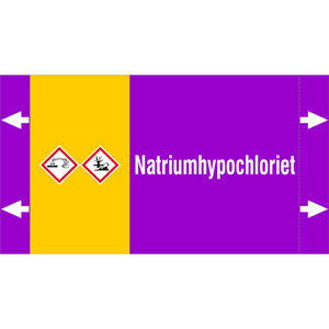 BRADY LEIDINGMERKER 165X90 NATRIUMHYPOCHLORIET