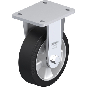 ROULETTE FIXE 350KG D.160MM AC BAND.CAOUT 50MM MOY BILLE
