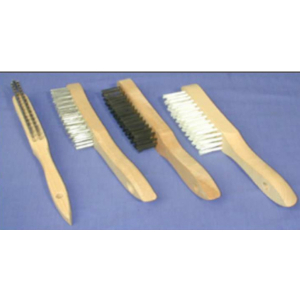 BROSSE A MANCHE 4 RANGS ACIER LAITON SOUPLE