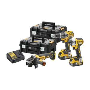 KIT PERCEUSE-VISSEUSE-MEULEUSE DCD796 + DCF887 + DCG405