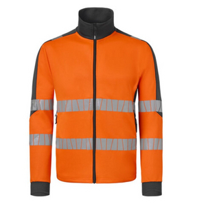 HAVEP SWEATVEST HI-VIS 10081 ORANJE/CHARCOAL MT XXL