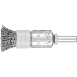 PFERD Shank mounted end brush, crimped, bridled PBUR 1212/6 ST 0,20