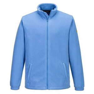 PORTWEST FLEECEVEST ANTISTATISCH ESD AS26 LICHTBLAUW MT L