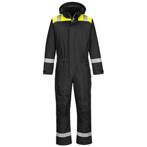PORTWEST WINTER OVERALL PW3 ZWART/GEEL MT XL