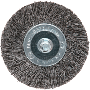 BROSSE CIRC/TIGE D.50MM EP.10MM ACIER ONDULE 0,3 MM (T=13 MM)