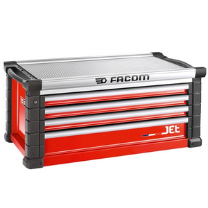 COFFRE 4 TIROIRS ROUGE JETM4