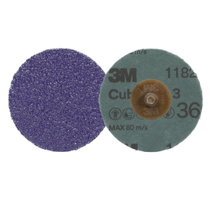 3M CUBITRON 3 ROLOC FIBERSCHIJF 1182C 36+ TR PURPLE 51 MM