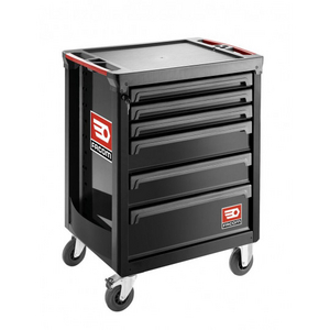 SERVANTE 6 TIROIRS NOIR ROLL ROLL M3