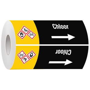 BRADY LEIDINGMERKER 300MM CHLOOR (ROL=30M)