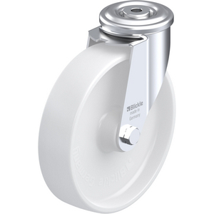 ROULETTE PIVOT. 300KG D.200MM AC BAND.POLYA 50MM MOY ROULEAUX