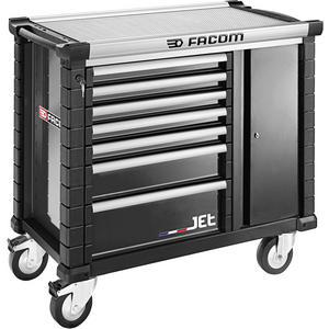 ETABLI MOBILE 7 TIROIRS ROUGE JET.T7M3APF