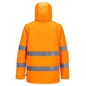 PORTWEST REGENJAS HI-VIS PW2 ORANJE/ZWART MT XXL
