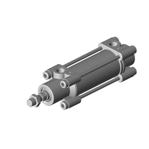 CILINDRO CON ASTA, SERIE TRB, PRINCIPIO ATTIVO A DOPPIO EFFETTO, DIAMETRO PISTONE 040, CORSA 0050 0822241002