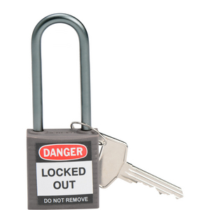 LUCCHETTO DI SICUREZZA COMPATTI CON ARCO DA 50 MM â CHIAVI DIVERSE 814143 814143