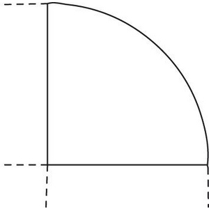 3610000805 Eckwinkel rd. grau 80x80 cm