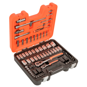S800 (BAHCO) Steckschlüssel-Satz 1/4 Zoll+1/2 Zoll, 77-Tlg