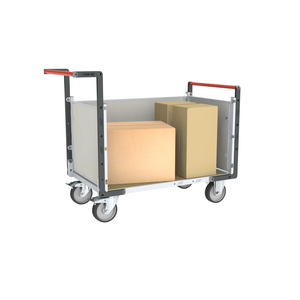 CHARIOT MODULAIRE PP ALVEOLAIRE 2 DOSSIERS + 1 RIDELLE, PLATEAU