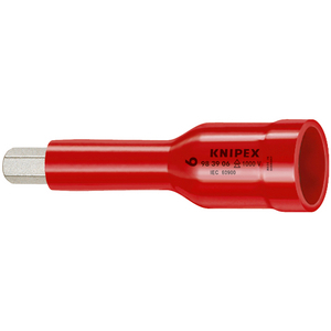 DOUILLES 3/8 VIS 6 PANS CREUX 5MM 1000V