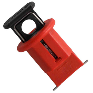 PACK 1 MINIATURE CIRCUIT BREAKER LOCKOUTS - PIN-OUT WIDE 090850-ELEC. CIRCUIT BREAKER L/O EURO POW EA