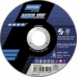 66252829572 DISCO 125X1,6 IND.LINE M/I