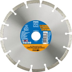 PFERD DOORSLIJPSCHIJF DIAMANT DS 178 X 22,23 PSF