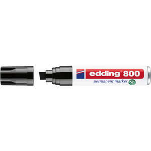 EDDING PERMANENT MARKER BEITELPUNT 800 ZWART 001