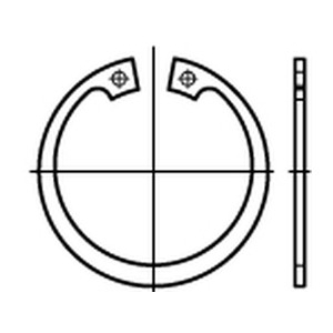 CIRCLIP INT D. 12 DIN472 ACIER PU=K