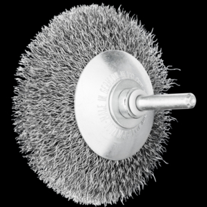 PFERD Shank mounted bevel brush, crimped KBU 8010/6 ST 0,30