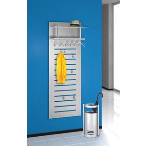 3610008360 Wandgarderobe tec-art m. 6 Haken u. 5 Bügeln