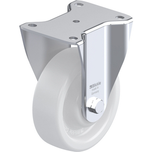 ROULETTE FIXE 800KG D.150MM AC BAND.POLYA 50MM MOY BILLE