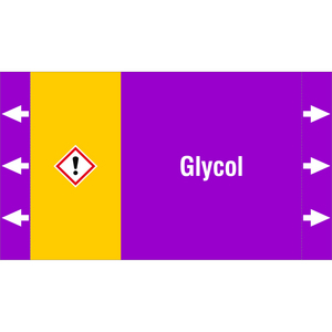 BRADY LEIDINGMERKER 220X125 GLYCOL