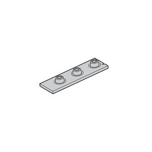 PIASTRA INFERIORE A SALDARE MULTIPLA SERIE STANDARD LEGGERA XPM1 - INOX AISI 316L PM1-M6