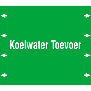 BRADY LEIDINGMERKER 240X210 KOELWATER TOEVOER
