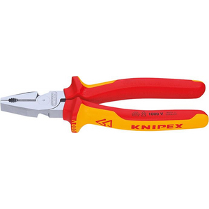 9525740180 Kraft-Kombizange VDE 180mm m.M.K.Griff Knipex