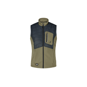 BODYWARMER FEMME KHAKIBLK OAK L KHAKI/BLACK