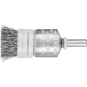PFERD Shank mounted end brush, crimped, bridled PBUR 2020/6 ST 0,35