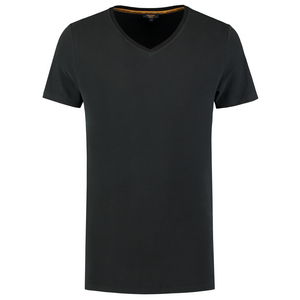 TRICORP T-SHIRT PREMIUM V HALS HEREN 104003 ZWART MT XS
