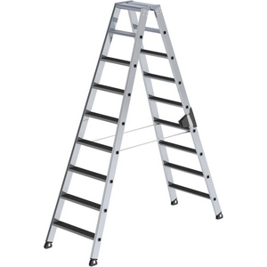 3210031515 ALU-Stehleiter clip-step 2x9 Stufen