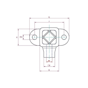 BRAS OSCILLANT OM6-L FILETAGE GAUCHE
