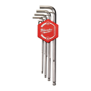 SET CHIAVI MASCHIO ESAGONALI LUNGHE PIEGATE PUNTA SFERICA 9PZ 4932478621