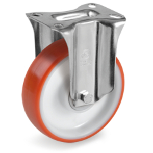 RUOTA 60 160X50 POLIURETANO NUCLEO POLIAMMIDE 6 SUPP. FISSO NL 604810