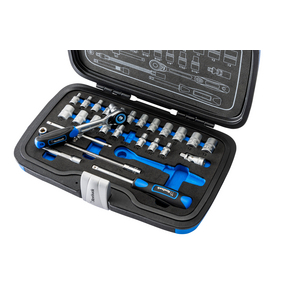 COFFRET DOUILLES 1/4'' - MM/INCH 28 PCS - RB 28 S