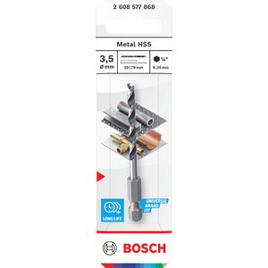 BOSCH METAALBOOR HSS POINTTEQ 3.5MM 2608577868