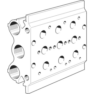 PRS-1/8-3-BB Manifold block