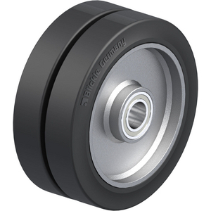 ROUE 1900KG D.360MM 2X75 CAOUT MOYEU MECANO SOUDE BILLE