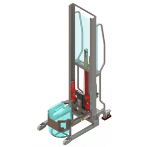 GERBEUR RETOURNEUR LEVFIX ROTOBIDON, LEVEE MANUELLE, 60 KG