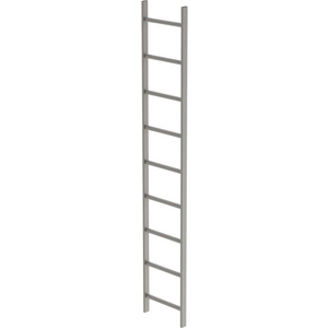 3210038465 Schachtleiter V4A B 440 mm 9 Sprossen