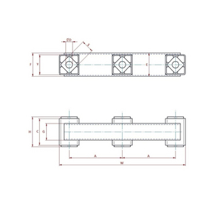 BRAS OSCILLANT DOUBLE TB-C-6-80