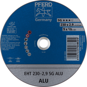 PFERD DOORSLIJPSCHIJF EHT 230-2,9A24NSG-ALU VLAK