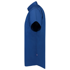 TRICORP OVERHEMD KORTE MOUW BASIS 701003 ROYAL BLAUW MT L